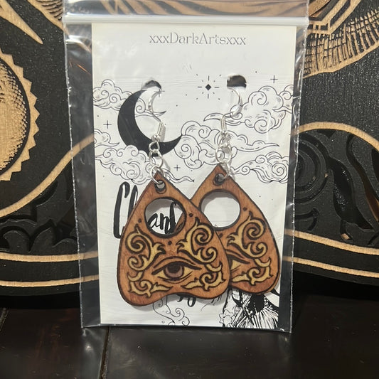 Ouija Planchette Earrings