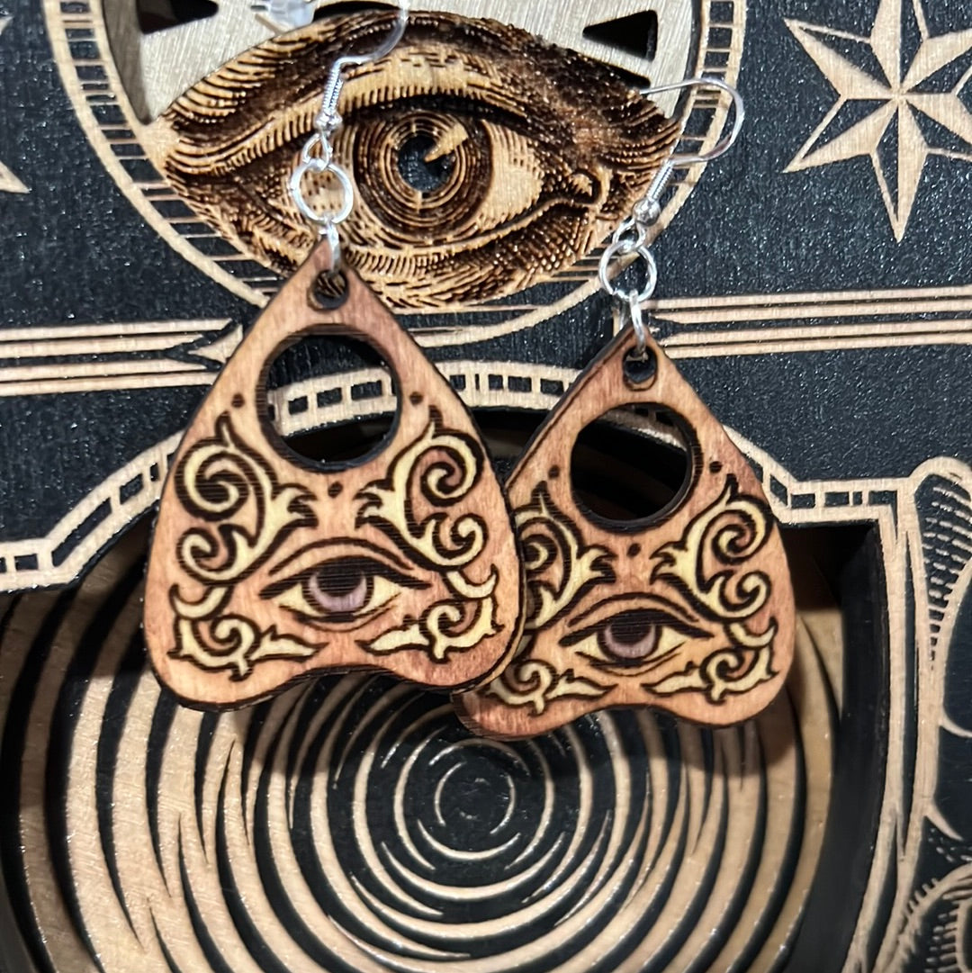 Ouija Planchette Earrings