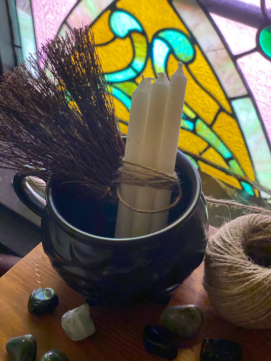 White Candle Bundle of 5