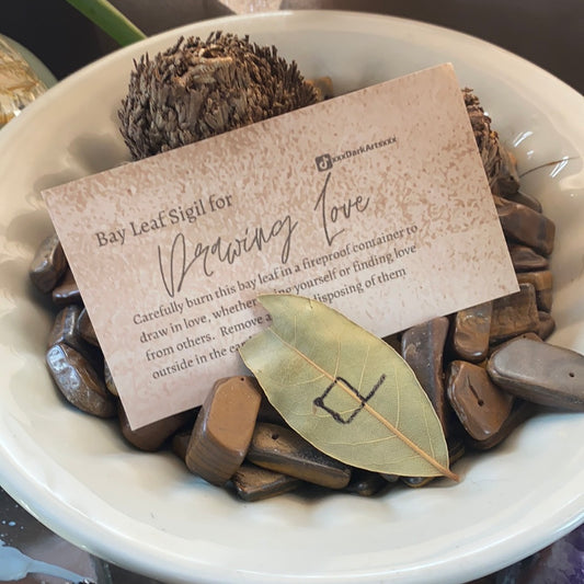 Bay Leaf Drawing Love Sigil Kit